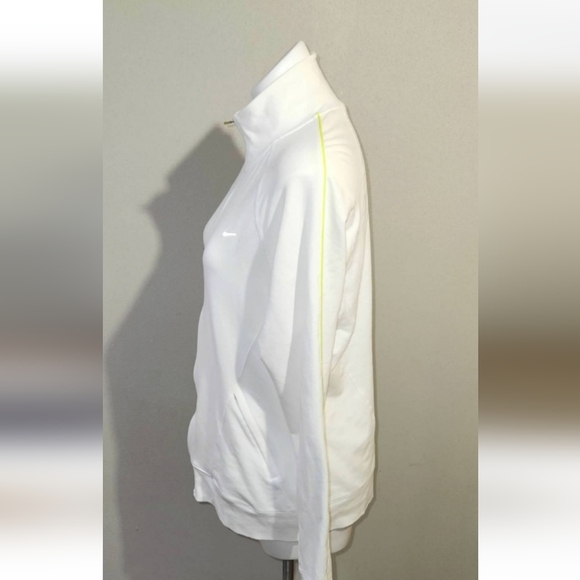 Women's NIKE Dri-Fit 2way Full Zip Long Sleeve Top - Picture 2 of 5